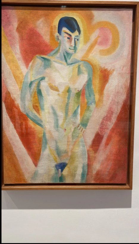 Pintura Le gitan (El gitano) de Robert Delaunay. Museo Nacional Thyssen Bornemisza